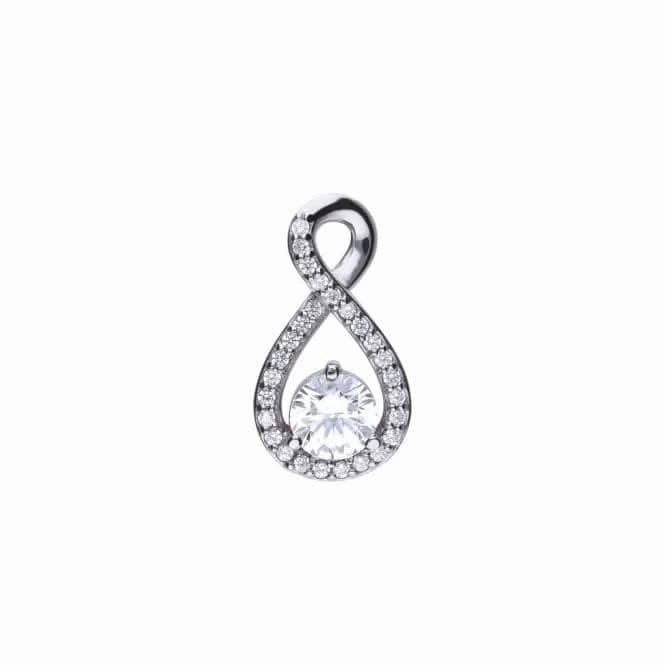 Infinity Cubic Zirconia Pendant P4912