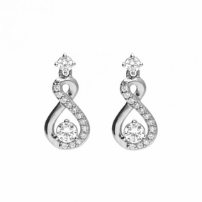 Infinity Drop Earrings E6055