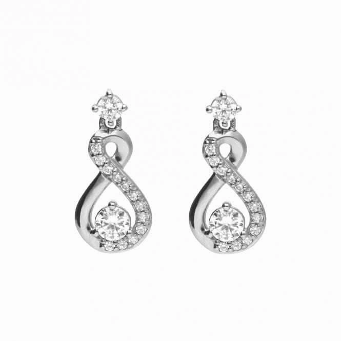 Infinity Drop Earrings E6055