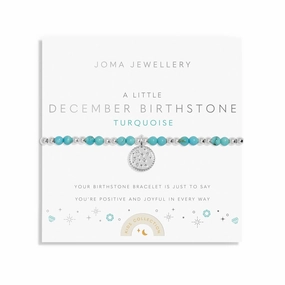 Kids A Little December Birthstone Silver Plated Bracelet C793