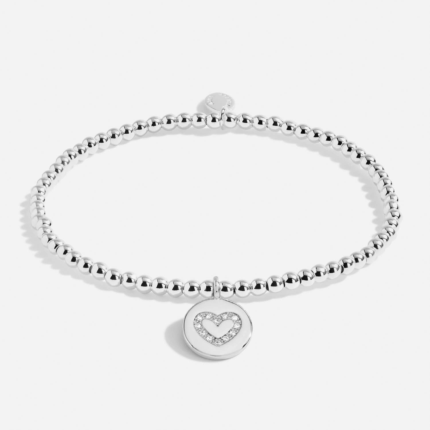 Kids Christmas A Little Happy Christmas Wonderful Daughter Silver Plated Bracelet C754