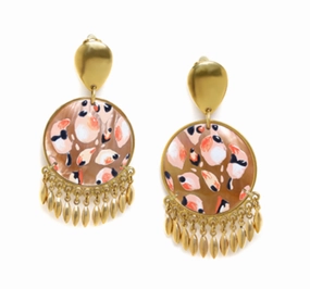 LEONA inverted drop earrings