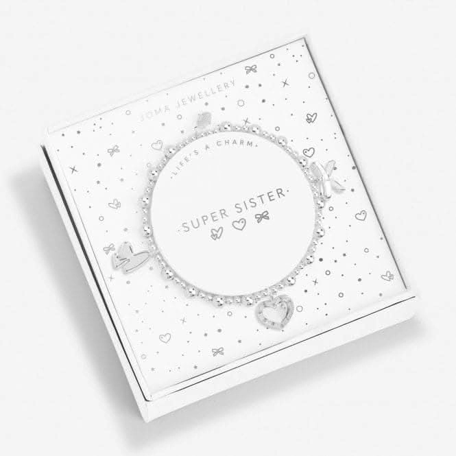 Life's A Charm Super Sister Silver Plated 17.5cm Bracelet 7197
