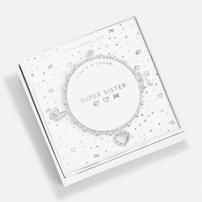Life's A Charm Super Sister Silver Plated 17.5cm Bracelet 7197