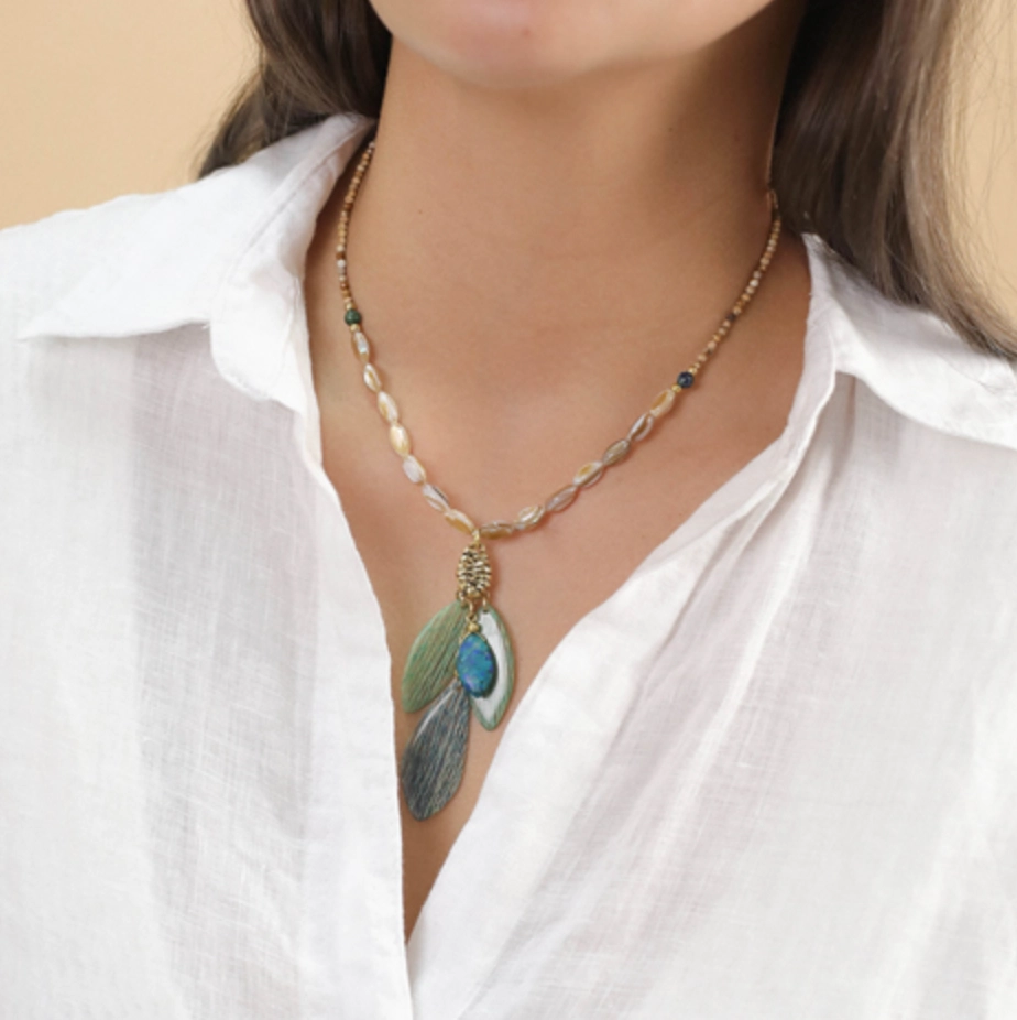 LINAPACAN grape necklace