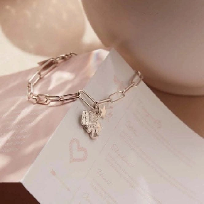 Link Chain Strength and Luck Bracelet SBLC534806