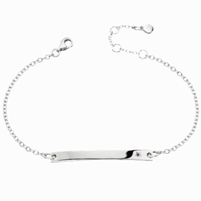 Little Star Sterling Silver and Pink Sapphire Star Rosie Bracelet