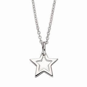 Little Star Sterling Silver Layla Star Childs Necklace