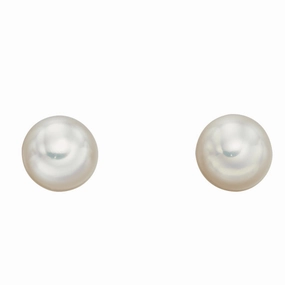 Little Star Sterling Silver Pearl Evie Childs Stud Earrings