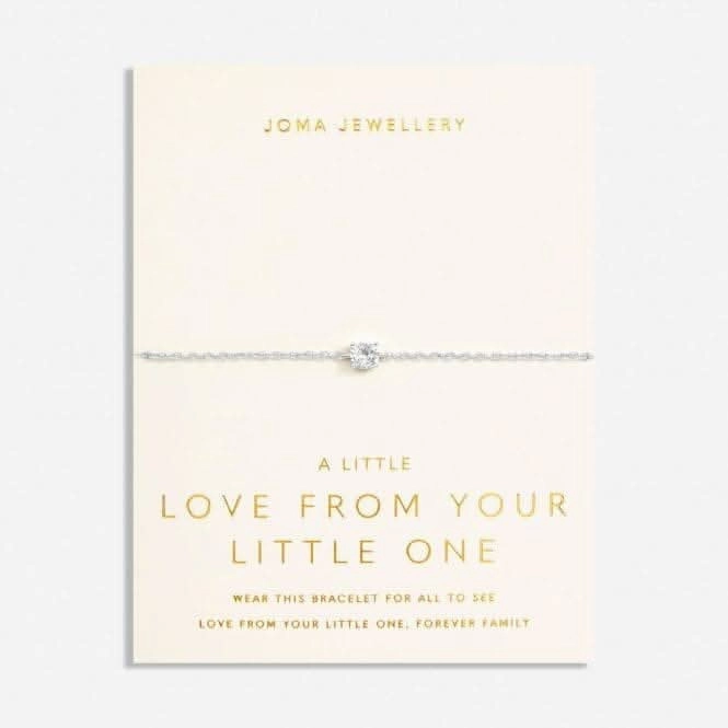 Love From Your Little Ones One Silver Plated 18cm   3cm  Bracelet 7301