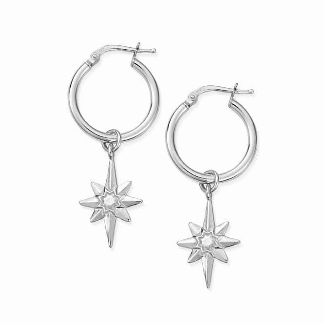 Lucky Star Hoop Earrings SEH2066