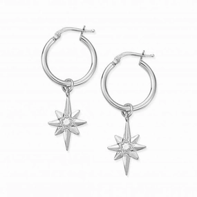Lucky Star Hoop Earrings SEH2066
