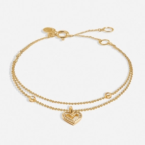 Lumia Heart Gold Plated Bracelet 8642