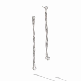 Marco Bicego Marrakech 18ct White Gold 0.30ct Diamond Drop Earrings D