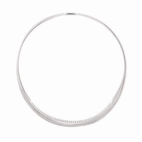 Marco Bicego Masai 18ct White Gold 1.32ct Diamond Collarette Necklace