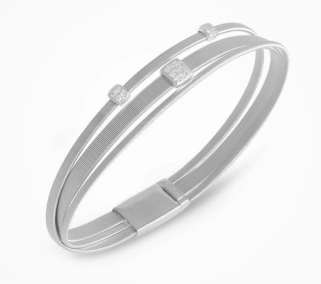 Marco Bicego Masai 18ct White Gold Diamond Bracelet