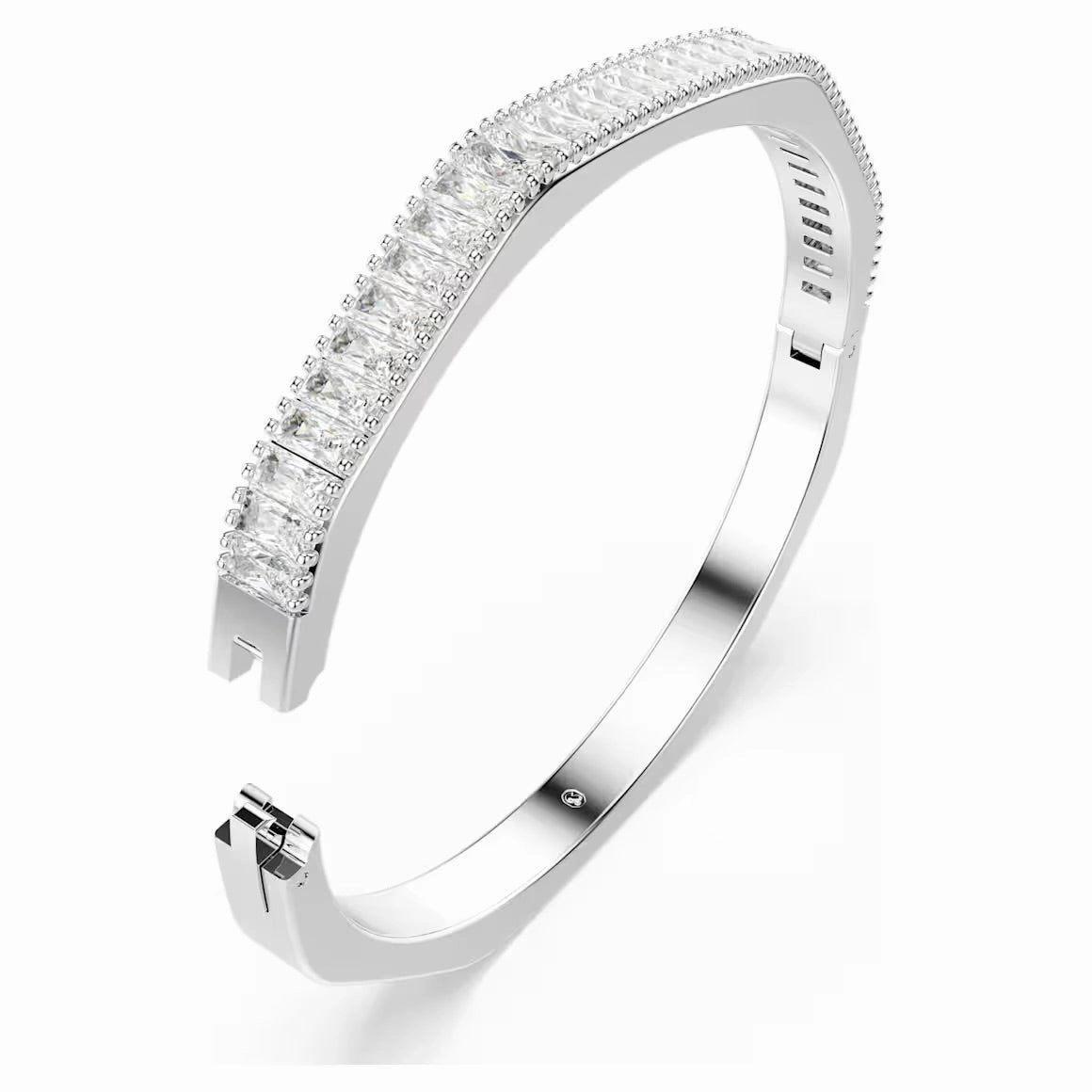 Matrix Baguette Silver Bangle