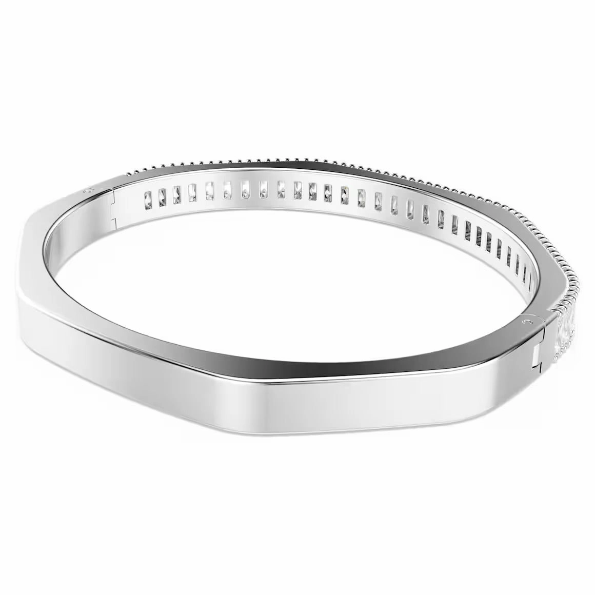 Matrix Baguette Silver Bangle