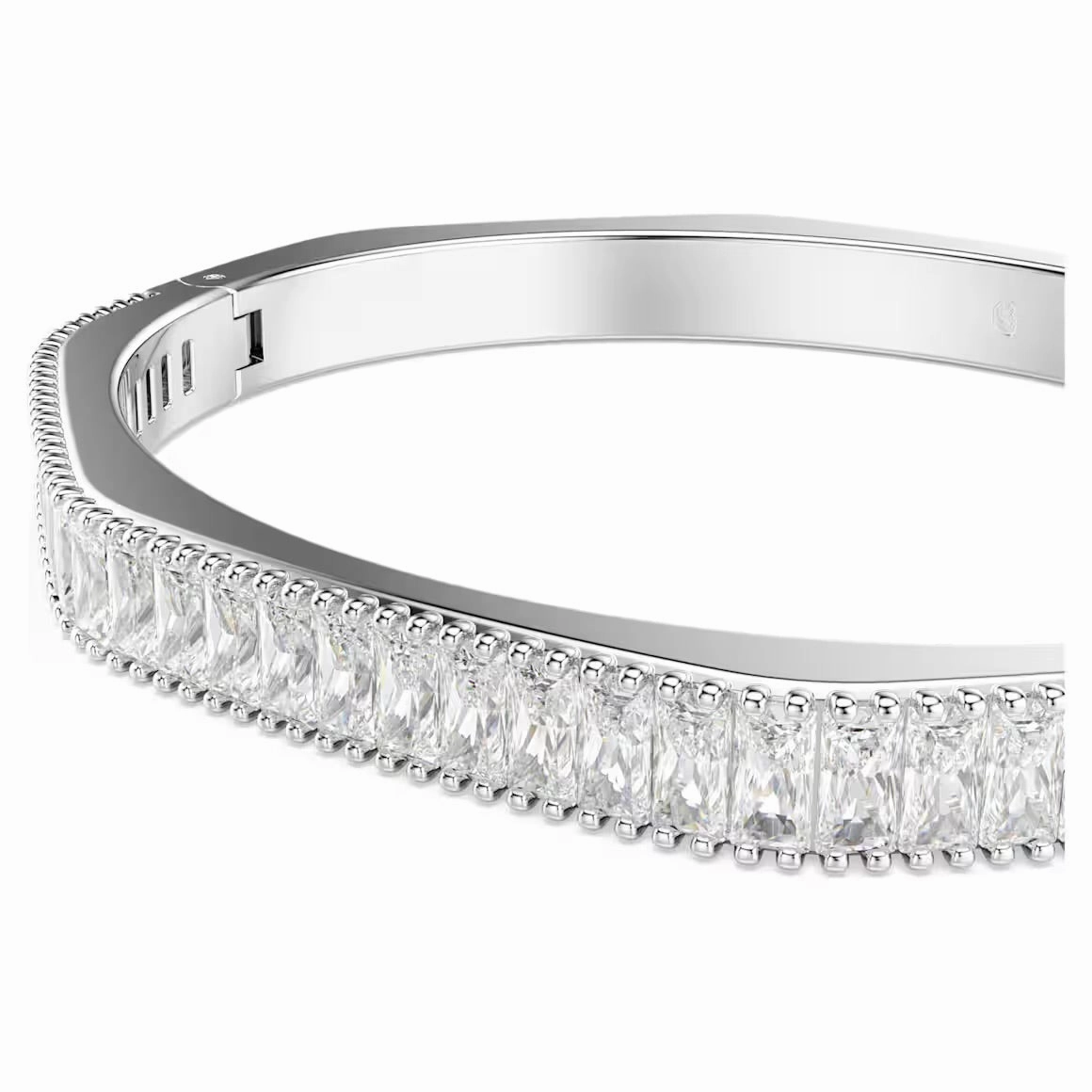 Matrix Baguette Silver Bangle
