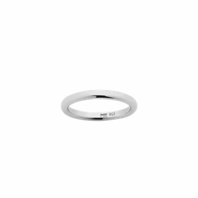 Meadowlark - 2.5mm Halo Band - Sterling Silver