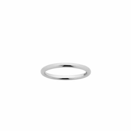Meadowlark - 2mm Halo Band - Sterling Silver