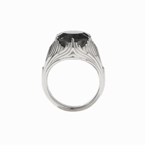 Meadowlark - Aphrodite Cocktail Ring - Silver - Thai Garnet