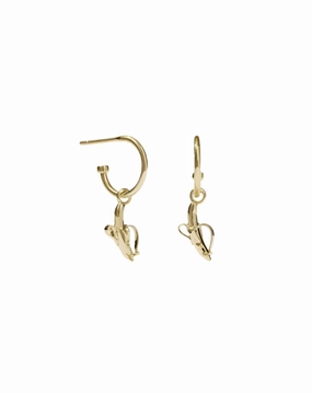 Meadowlark - Banana Signature Hoops Gold Plated