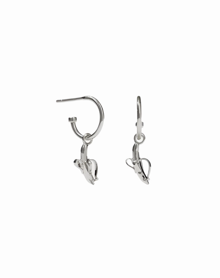 Meadowlark - Banana Signature Hoops Sterling Silver