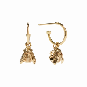 Meadowlark - Bee Signature Hoops Gold Plated