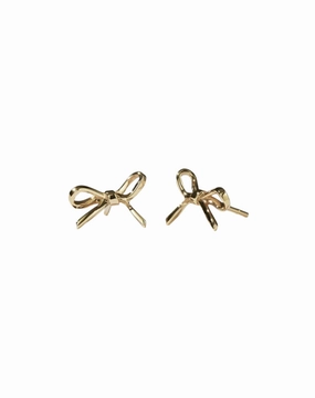 Meadowlark - Bow Earrings Small Gold Plated
