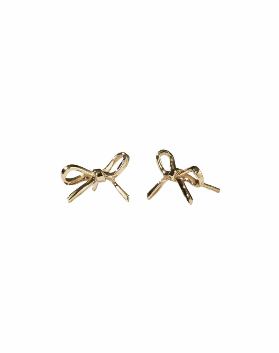 Meadowlark - Bow Earrings Small Gold Plated