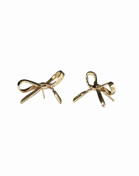 Meadowlark - Bow Studs Medium Gold Plated