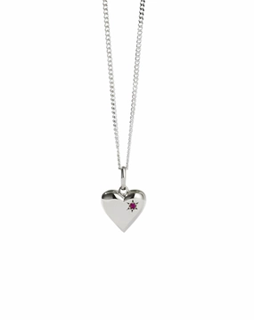 Meadowlark - Camille Necklace Stone Set Ruby