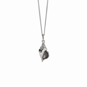 Meadowlark - Conch Charm Necklace - Sterling Silver