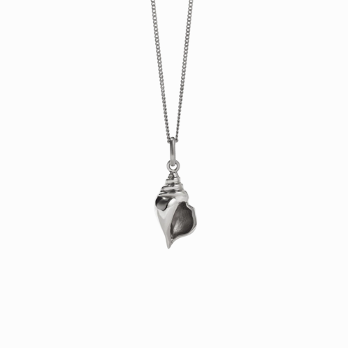 Meadowlark - Conch Charm Necklace - Sterling Silver