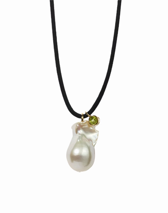 Meadowlark - Cosmo Pearl and Stone Necklace GP