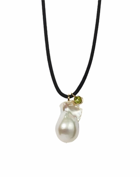 Meadowlark - Cosmo Pearl and Stone Necklace GP