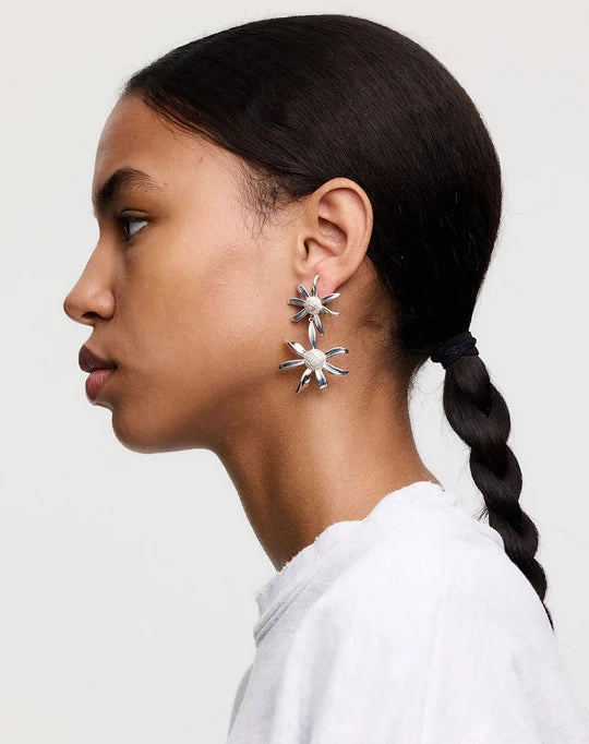 Meadowlark - Daisy Drop Earrings Sterling Silver