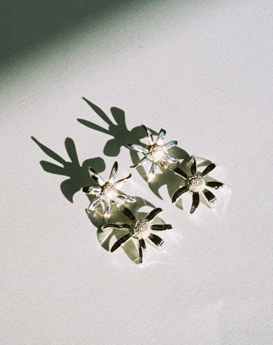 Meadowlark - Daisy Drop Earrings Sterling Silver
