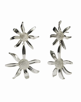 Meadowlark - Daisy Drop Earrings Sterling Silver