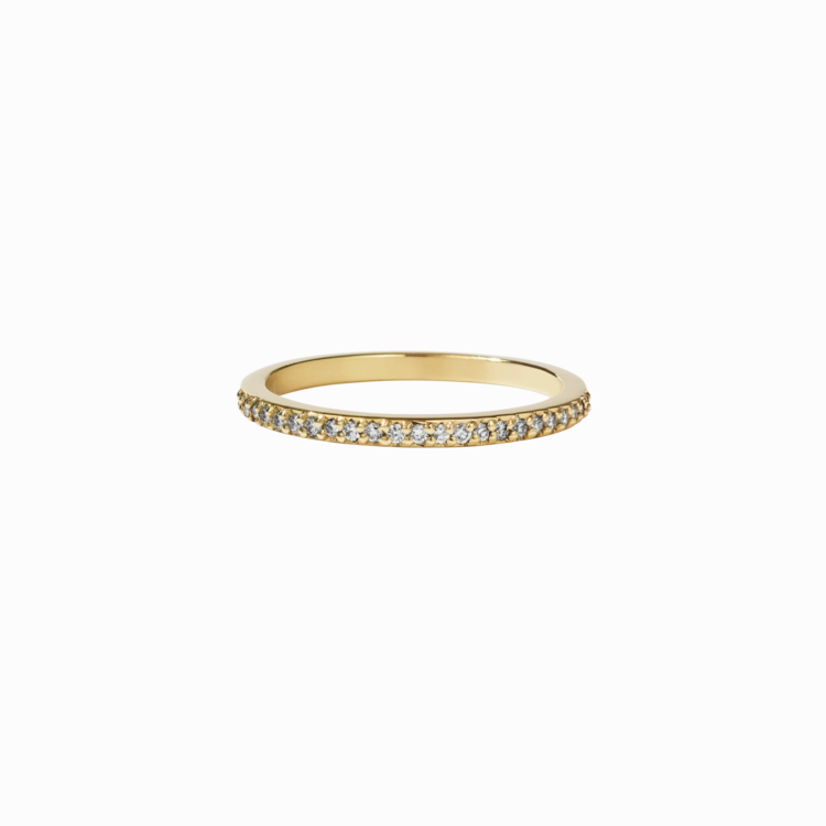 Meadowlark - Diamond Eternity Band 9ct Yellow Gold White Diamond