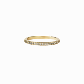 Meadowlark - Diamond Eternity Band 9ct Yellow Gold White Diamond