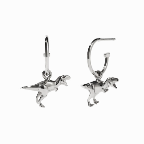 Meadowlark - Dinosaur Signature Hoops Silver