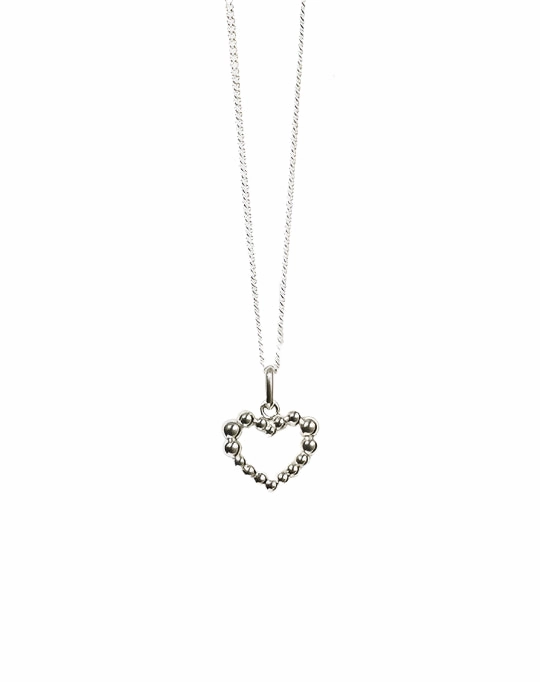 Meadowlark - Fizzy Heart Charm Necklace SS