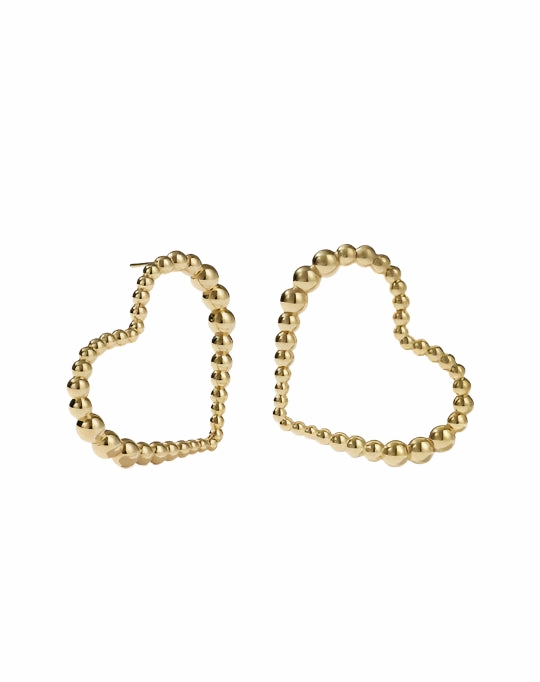 Meadowlark - Fizzy Heart Earrings Large GP