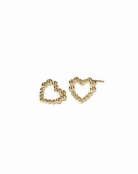 Meadowlark - Fizzy Heart Studs GP