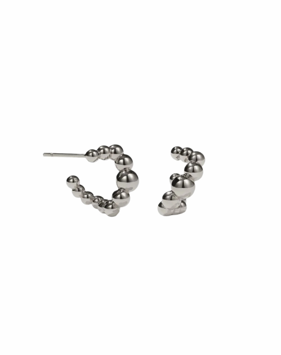 Meadowlark - Fizzy Hoops Small Sterling Silver