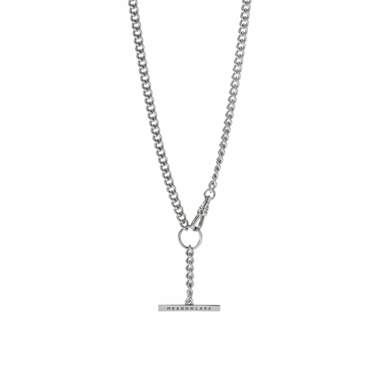 Meadowlark - Fob Chain Necklace 46cm Silver