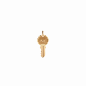 Meadowlark - Key Charm Necklace Gold Plate