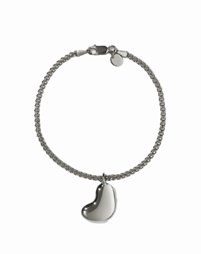 Meadowlark - Lava Heart Bracelet Silver